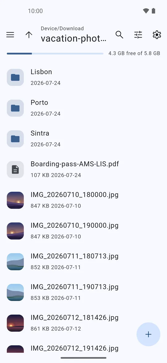 Archives open like folders