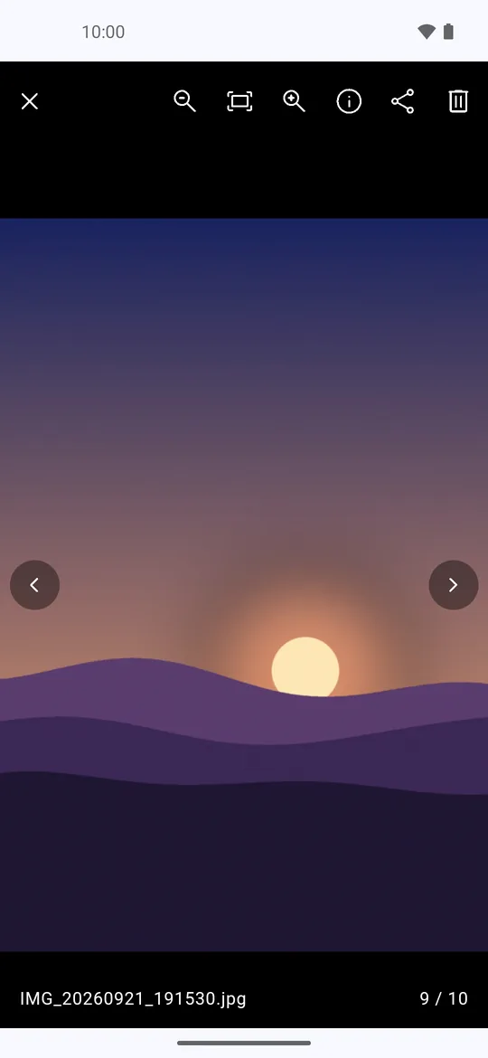 Swipe through photos
